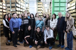 В гостях у архивистов побывали студенты Чувашского государственного университета им. И.Н. Ульянова